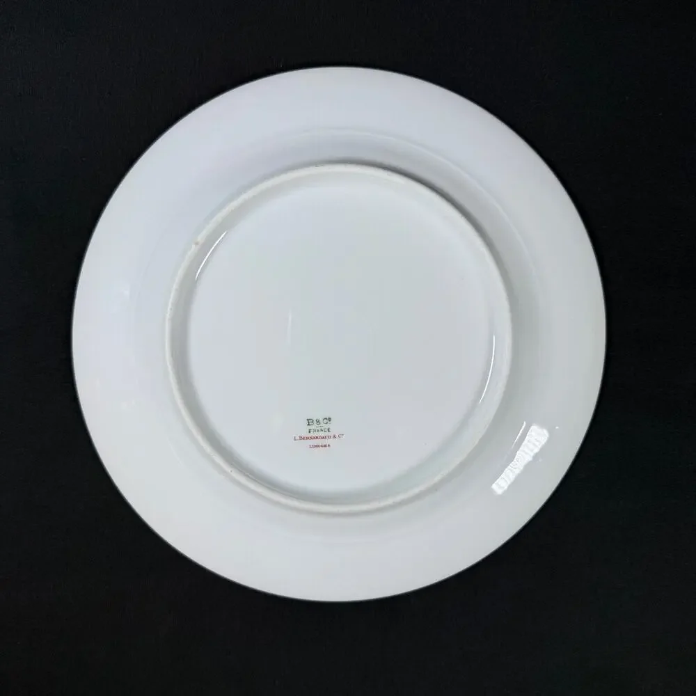 Set of 4 B&C France Plates - L. Bernardadd & co Limoges 8,5